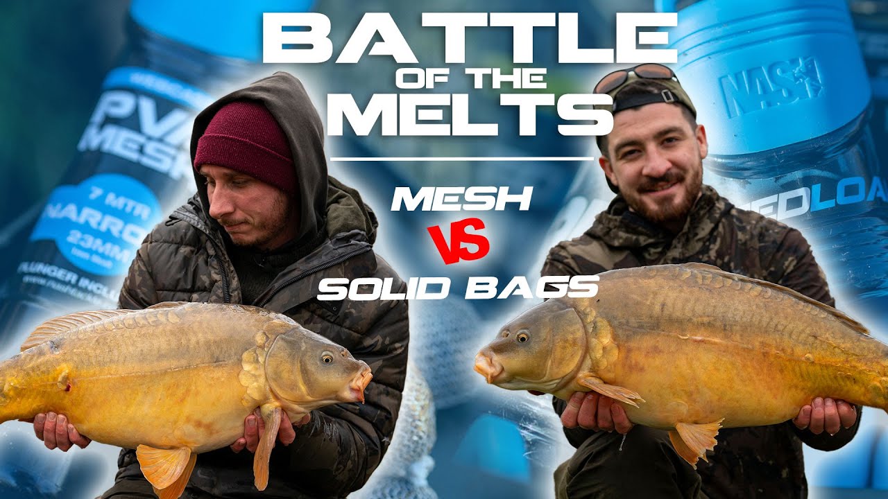 Battle of The Melts - Spring Carp Fishing - PVA Mesh vs Solid Bags 