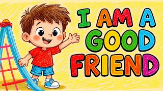 I Am a Good Friend 🤝 | Friendship Song for Kids | Kindness & Sharing Song | Nursery Rhyme