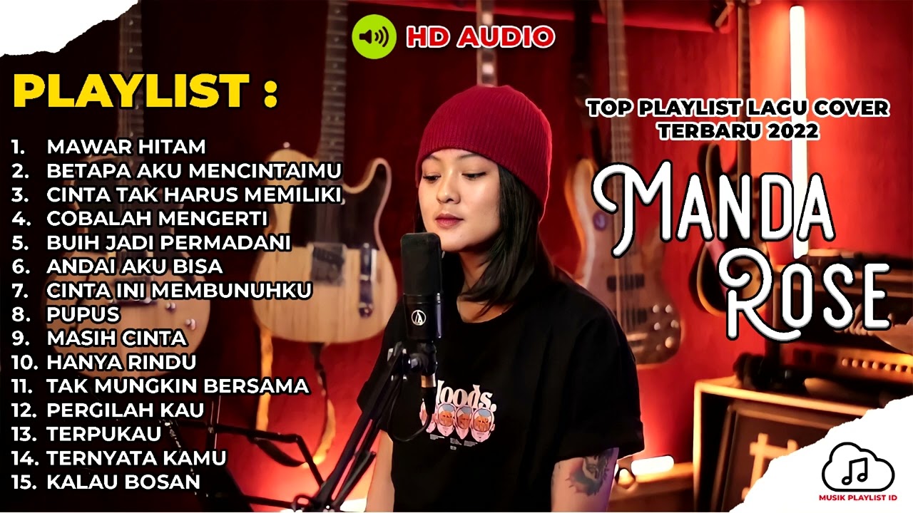 TIPE-X - MAWAR HITAM | COVER MANDA ROSE FULL ALBUM TERBARU 2022 | LAGU COVER TERBARU ENAK DIDENGAR