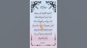 SURAH AT-TIN (سورة التين) 🤍 Egzon Ibrahimi ✨#egzonibrahimi #surahattin