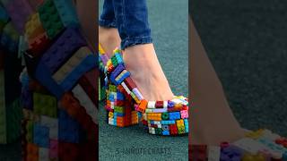 How to level up your old shoes 👠 Lego heels ✨