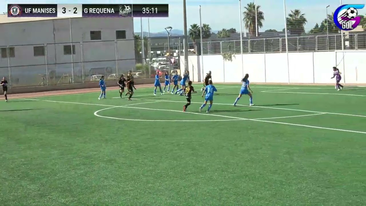 RESUMEN FUTFEM ALEVÍN | UF Manises 3-4 Guerreras Requena