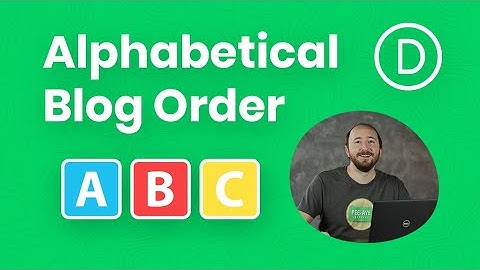 How To Sort Divi Blog Module Posts In Alphabetical Order
