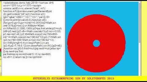 2015 MORPHING FRACTAL HTML5 RGB425 884 BYTE BY SOLETODOPES ITALY