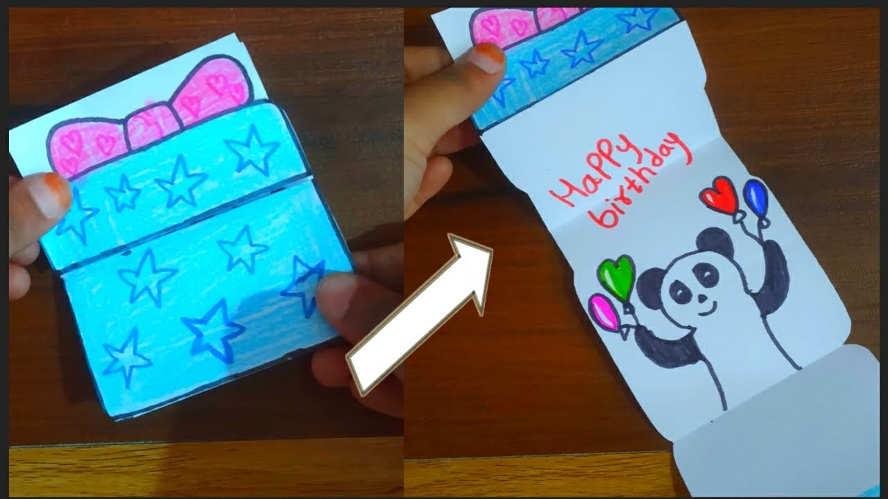how-to-make-birthday-card-easy-youtube