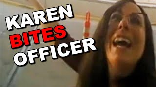 Psycho Drunk Karen Arrested at Airport (CRAZY)