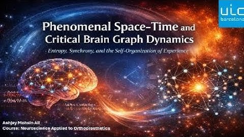 Consciousness and Critical Brain Graph Dynamics - Student Lecture