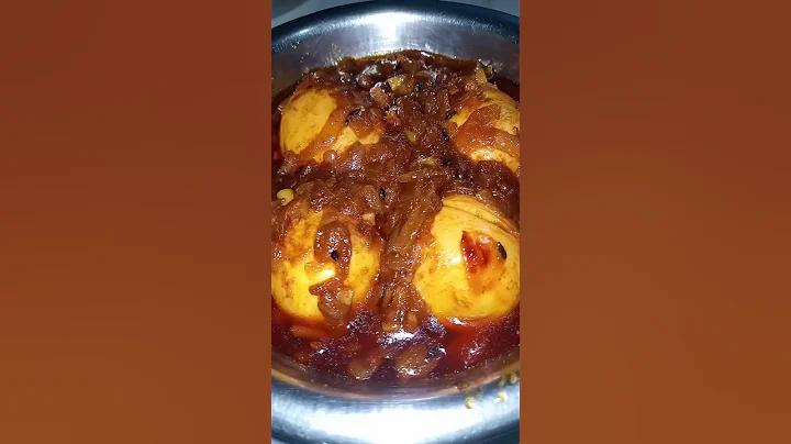 Onion Garlic Egg Curry Recipe #shorts