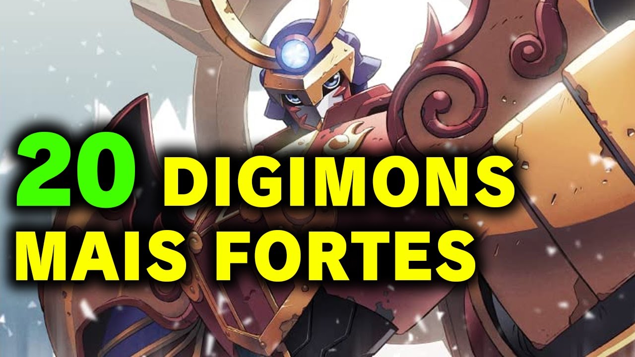 10 Digimons mais fortes e poderosos