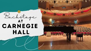 Backstage at Carnegie Hall (For Kids!)