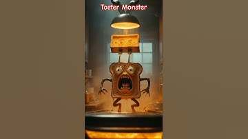 This Toaster Monster Just Burned My Breakfast! 😂🔥 | Funny AI Animation #funnyshorts