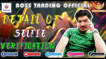 How to do selfie verification on Quotex.