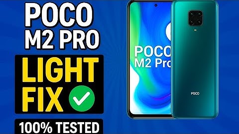Poco M2 Pro display light problem solution 100% testet poco M2 Pro light solution 100%  #motivation 