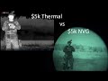 $5k Thermal vs $5k NVG, spotting adversaries at different distances.
