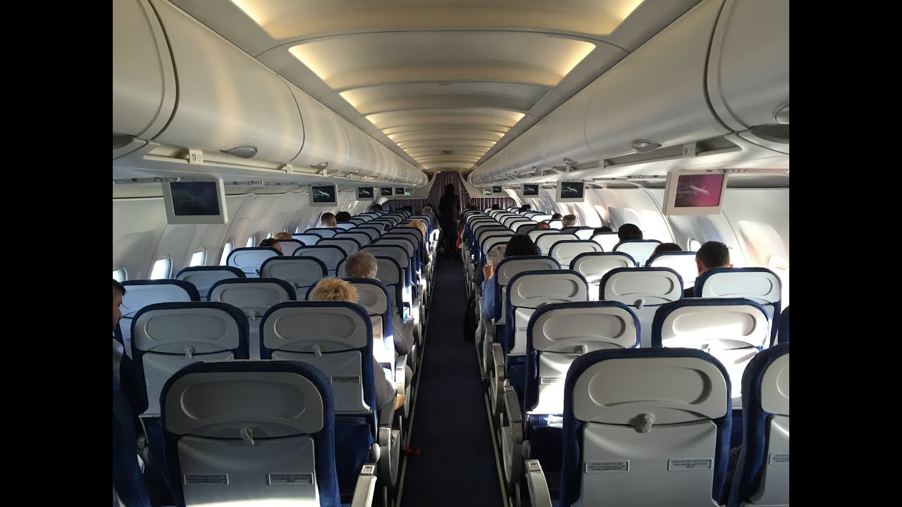 Tarom Airbus A318-100 Economy Class Review - YouTube