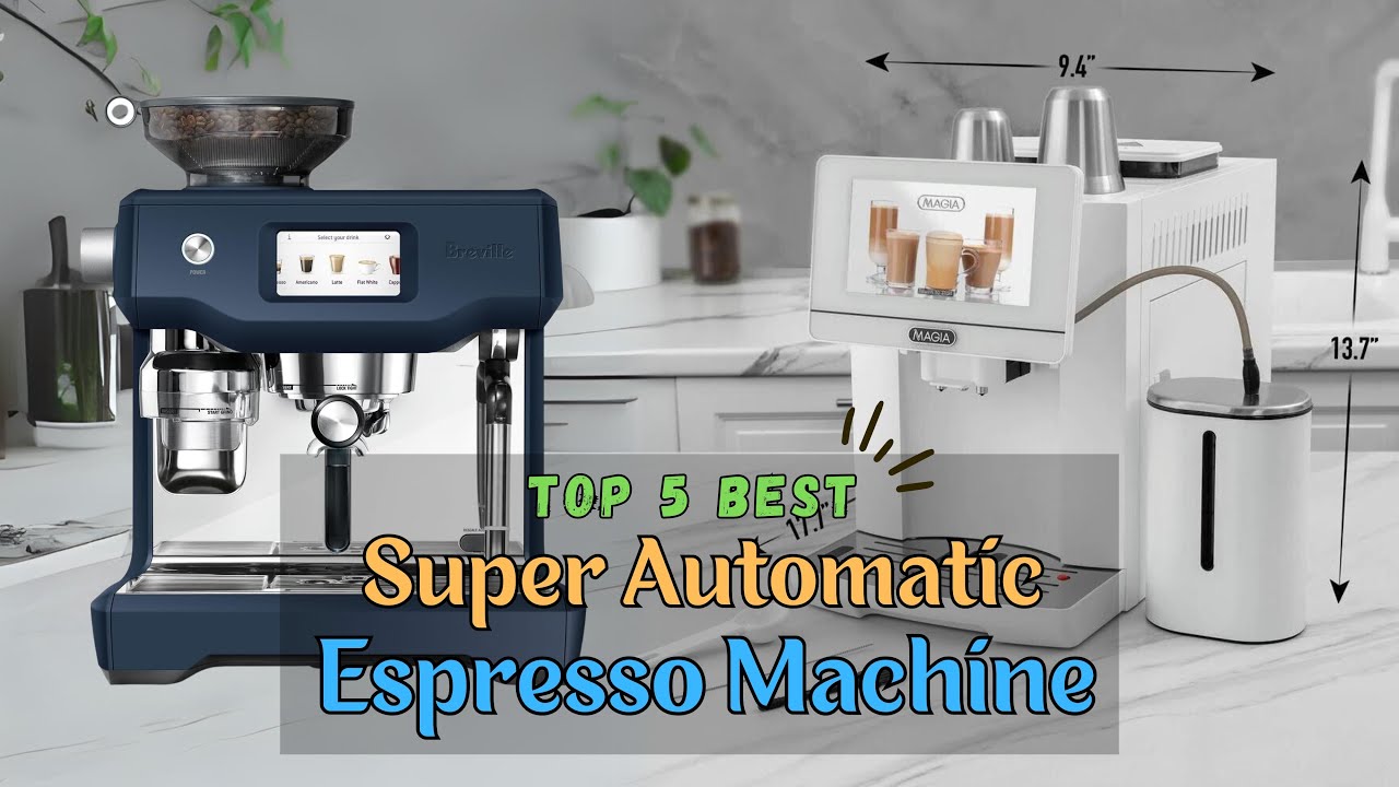 Zulay Kitchen Magia Manual Espresso Machine with Grinder and Milk Frother  Latte Cappuccino Machine