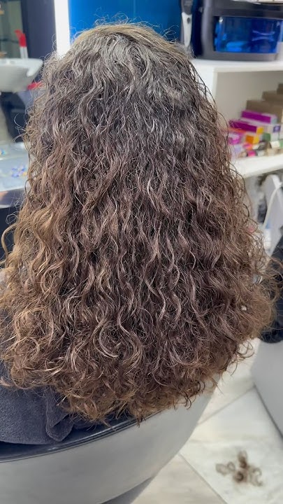 Стрижка и Окрашивание Davines View 👩🏻‍🦱 Подписывайся short #shorts # ...
