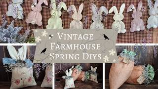Primitive Farmhouse Spring/Easter DIYs | Easy Rustic Spring Home Decor Using Dollar Tree Items Profile
