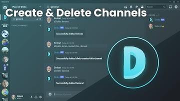 Bot Designer For Discord (BDScript) - Create and Delete text channels