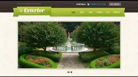 Professional Exterior Design Joomla Template