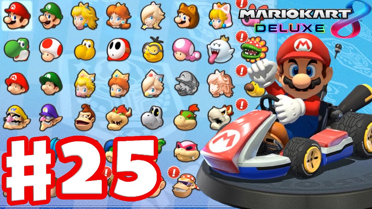 Mario Kart 8 Deluxe Change Aspect 25 Grand Prix 150cc – Spiny Cup (Mario)