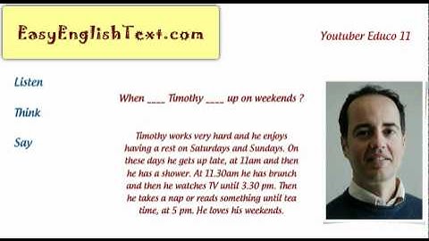 Present Simple - Asking and Answering Questions