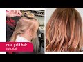 Rose Gold Hair Color Tutorial with Koleston Perfect | Wella Professionals