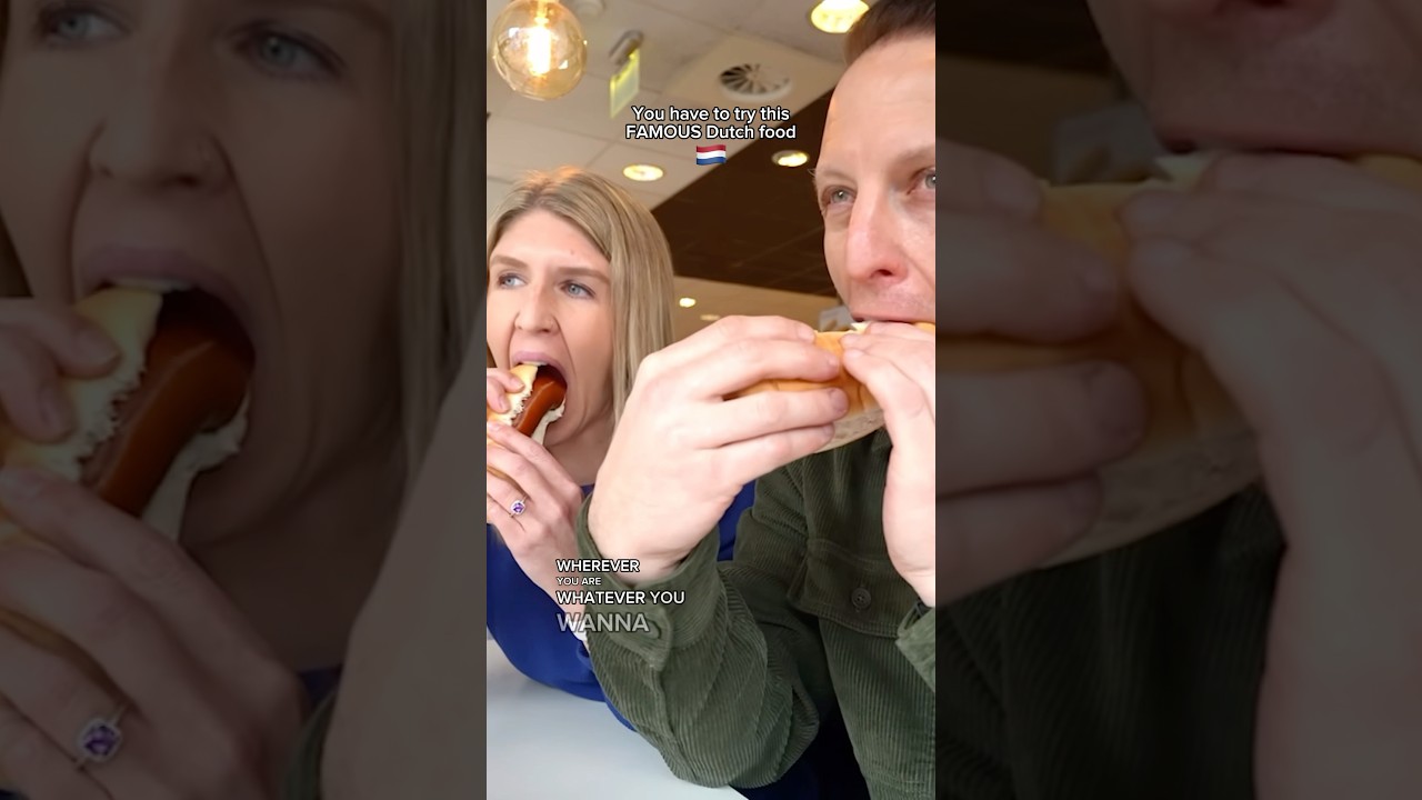 The MOST FAMOUS food in The Netherlands? 🤔🇳🇱 #americansinthenetherlands #dutchfood #hema
