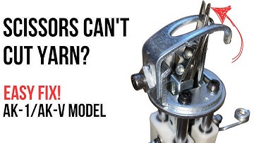 Tufting Gun Not Cutting Yarn? Fix Tufting Scissors Step-by-Step (AK-V & AK-1)