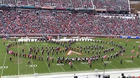 UVA Marching Band halftime show 11/5/2022 vs North Carolina