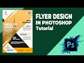 Professional flyer design i photoshop tutorial i shakil tech house