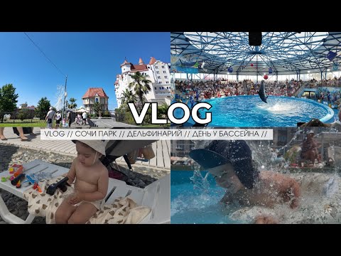 VLOG // СОЧИ ПАРК // ДЕЛЬФИНАРИЙ // ДЕНЬ У БАССЕЙНА //