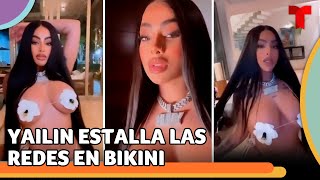 Yailin La Más Viral Presume Su Cuerpo Postparto Con Bikini Telemundo Entretenimiento