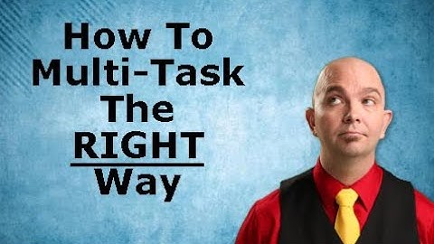 How To MultiTask The RIGHT Way  Fred Moore Keynote Speaker