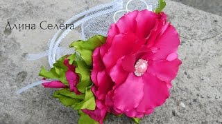 МК большой цветок на ободке и поясе / МК Алина Селега МК большой цветок на ободке и поясе / МК Алина Селега