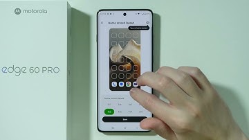 Motorola Edge 60 Pro: How to Change Home Screen Grid (Home Screen Layout)