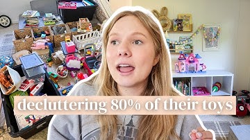 why I got rid of all my kid’s toys 🧸 | toy declutter motivation *The Declutter Project*
