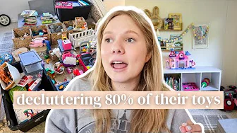 why I got rid of all my kid’s toys 🧸 | toy declutter motivation *The Declutter Project*