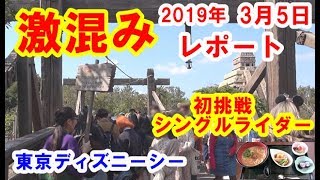19年3月5日 東京ディズニーシー 激混みレポート シングルライダーの収穫 Youtube