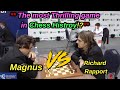 The most thrilling game in chess history magnus vs rapport