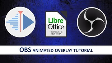 OBS Animated Overlays tutorial | ft. Kdenlive and Libreoffice