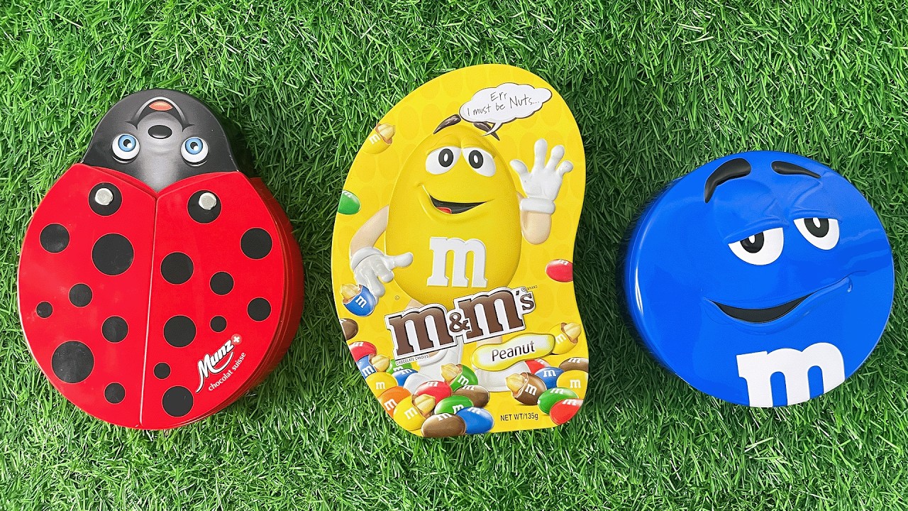 クセになる動画 ☆ サプライズ満載！M&M's缶ボックスの中を大公開