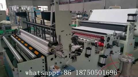 Full automatic bobbin cutting and toilet rewinding machine 0卫生纸和小盘纸共用