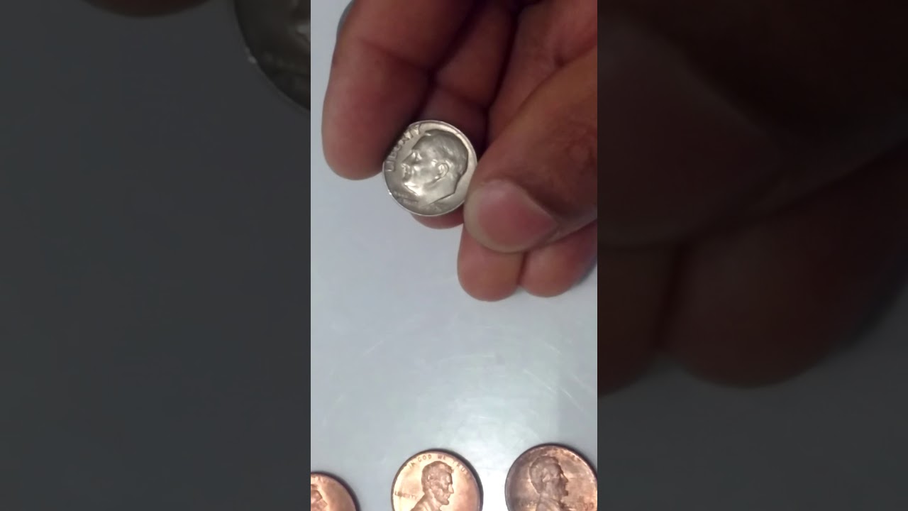 Moedas raras de one cent e de quarter dollar