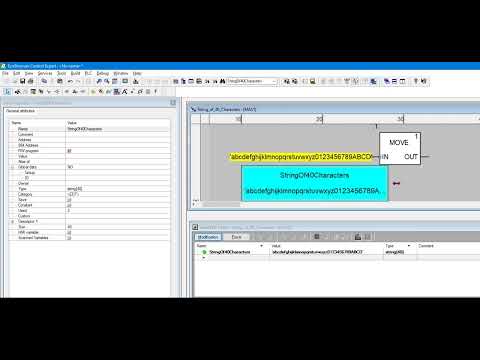 Animating String Variables in Control Expert