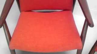 The 60s Mid Century Modern Danish Lounge Chairs $399.95 ea on Etsy