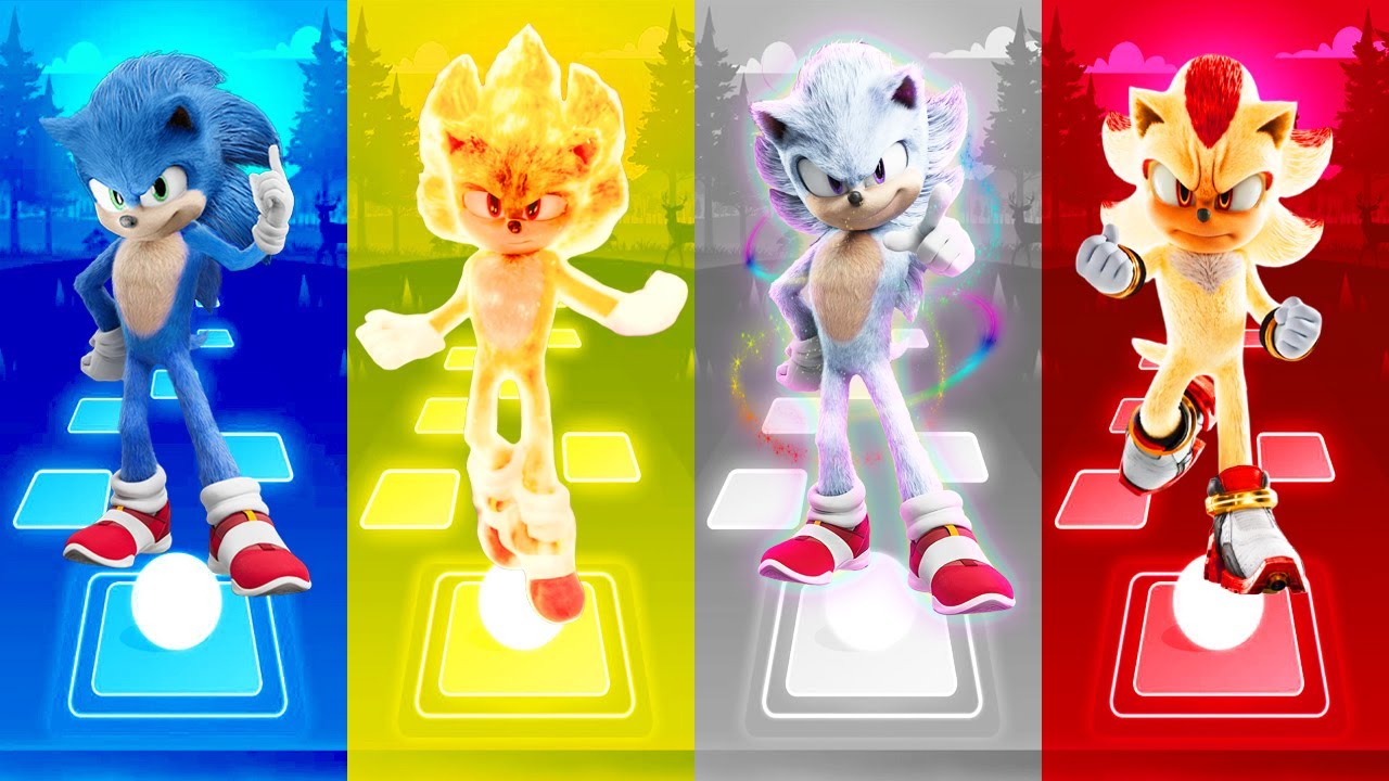 Соник Ёж 🔴 Супер Соник 🔴 Гипер Соник 🔴 Супер Шэдоу | Плитки Хоп