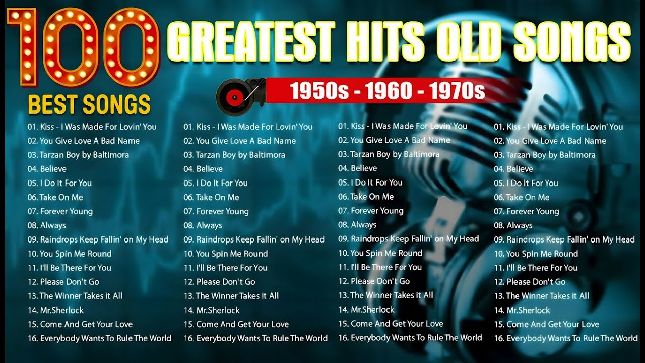 Tom Jones, Engelbert, Elvis Presley, Sinatra, Paul Anka, Carpenters - Golden Oldies 50s 60s 70s Hits