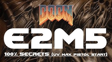 Doom - E2M5: Command Center - 100% Secrets (UV Max Pistol Start)
