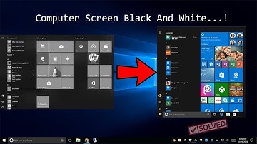 How to fix black and white screen problem windows 7/8/10